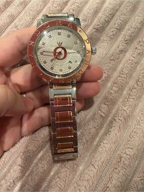 New Pandora Two-Tone Silver and Rose Gold Bracelet Watch